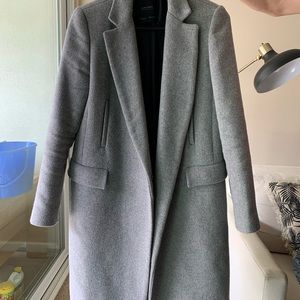 ZARA grey wool blend coat - Small